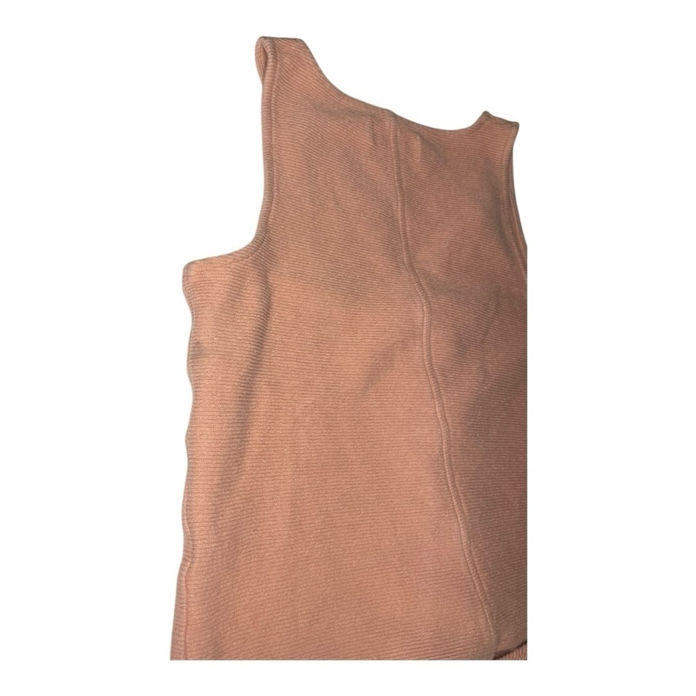 Madewell Blush Pink Button Front Tie Tank Top XS Minimalist Summer - Picture 8 of 9